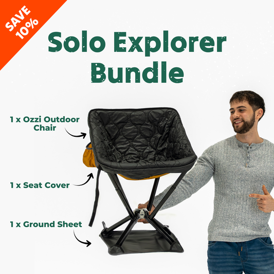 Solo Explorer Bundle — Chair, Cover & Ground Sheet