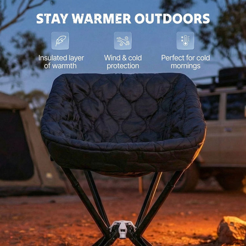 Ozzi Gear Seat Cover — Insulated, Windproof & Water-Repellent measurements