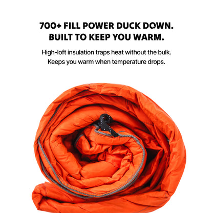 Ozzi Gear Puffy Hooded Blanket — Water-Resistant 2-in-1 Wearable Blanket