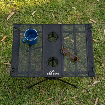 Ozzi Gear Mini Table — Lightweight Folding Camping Side Table