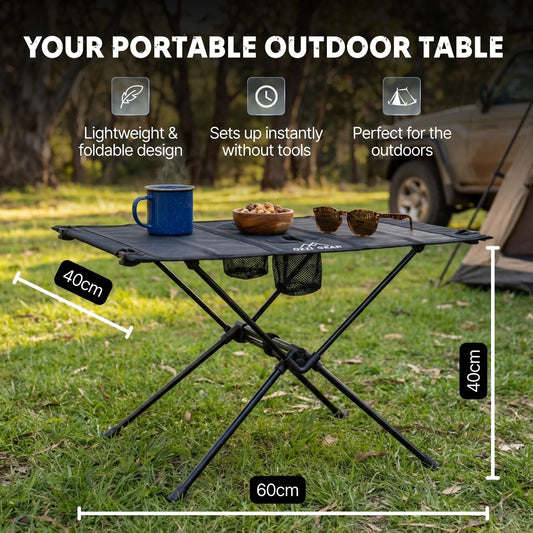 Ozzi Gear Mini Table — Lightweight Folding Camping Side Table