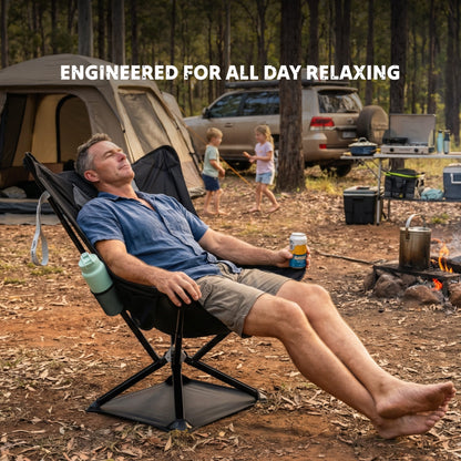 Ozzi Outdoor Lounger — 5-Second Setup, 3kg, 170kg Rated